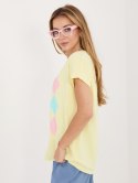 Bluzka RV-BZ-A1247.99 jasny żółty