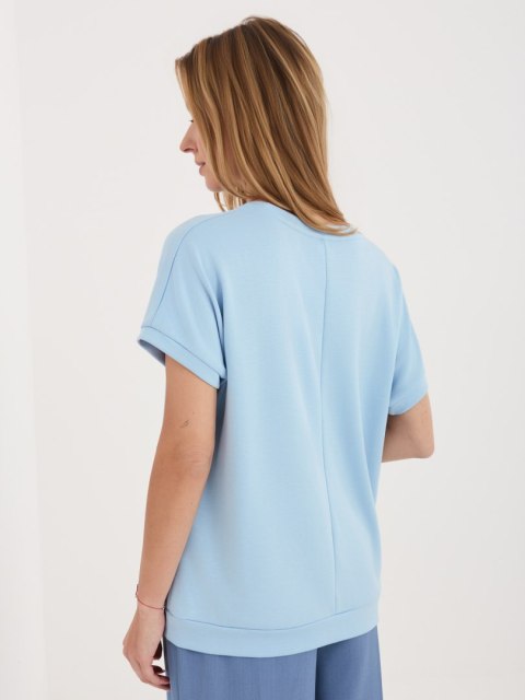 Bluzka RV-BZ-A1262.00 jasny niebieski L/XL