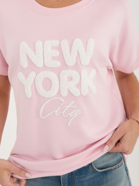 Bluzka RV-BZ-A1262.00 jasny różowy L/XL