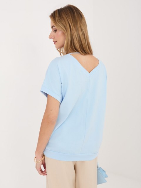 Bluzka RV-BZ-A1321.91 jasny niebieski L/XL