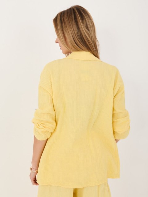 Koszula MI-KS-2337.18 jasny żółty