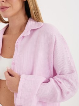 Koszula MI-KS-82377.83 jasny różowy