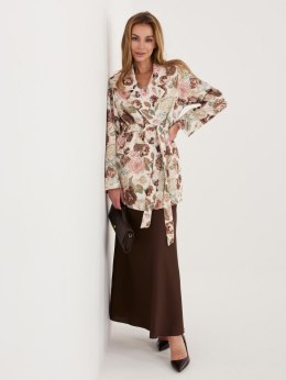 Marynarka IT-MA-FL10158.02 brązowy