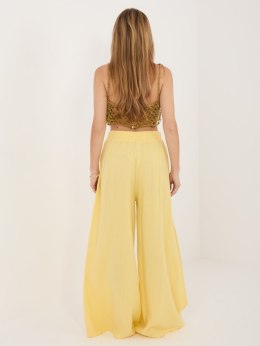 Spodnie MI-SP-2563.02 jasny żółty