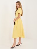 Sukienka MI-SK-A2328.91 żółty
