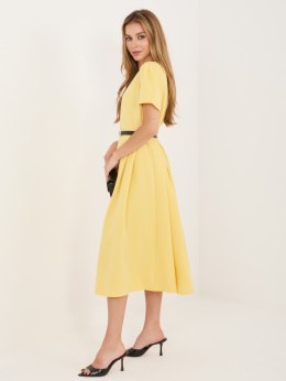 Sukienka MI-SK-A2328.91 żółty