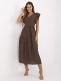 Sukienka MI-SK-A2489.21 brązowy