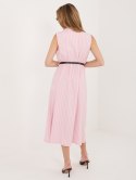 Sukienka MI-SK-A3046.82 jasny różowy