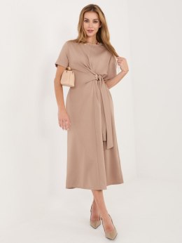 Sukienka MI-SK-A5449.92 ciemny bezowy