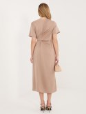 Sukienka MI-SK-A5449.92 ciemny bezowy