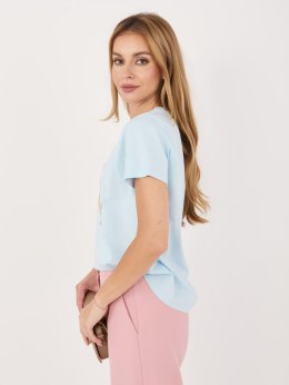T-shirt IR-TS-R2766.60 jasny niebieski L/XL