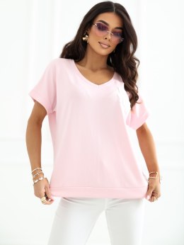 Bluzka RV-BZ-A1258.00 jasny różowy
