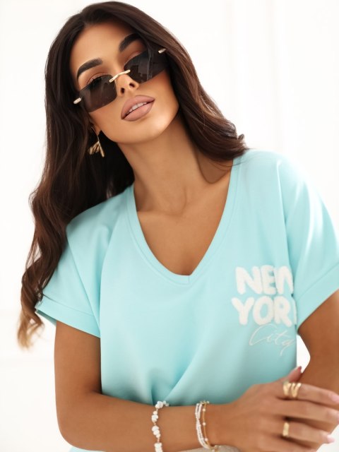 Bluzka RV-BZ-A1258.00 mietowy