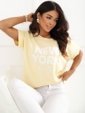 Bluzka RV-BZ-A1262.00 jasny żółty L/XL