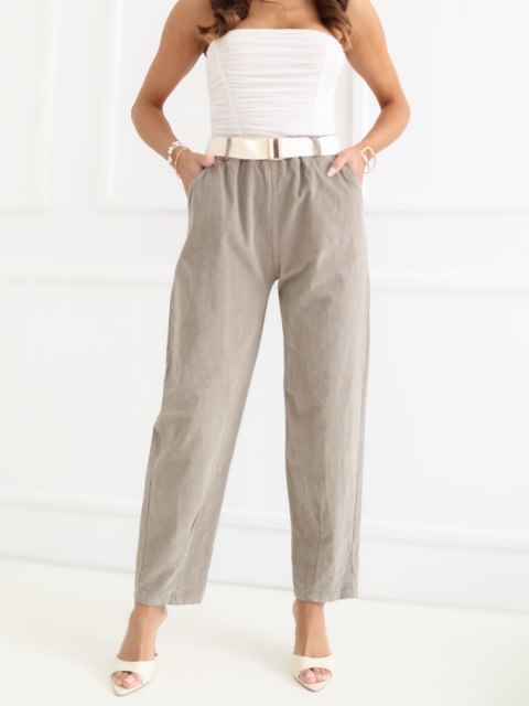 Spodnie IT-SP-26016.85 ciemny bezowy