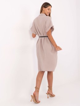 Sukienka MI-SK-A2494.99 ciemny bezowy