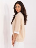 Bluzka LK-BZ-510218.02 beżowy L/XL