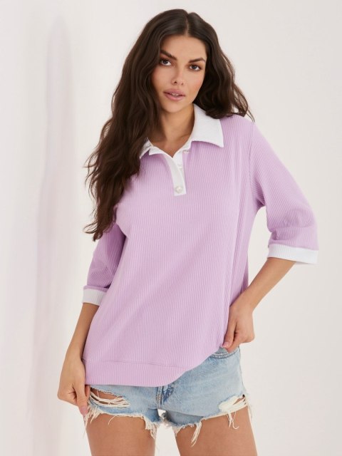 Bluzka LK-BZ-510218.02 jasny fioletowy S/M