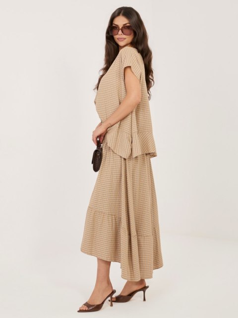 Spódnica IT-SD-FL10325.01 camelowy