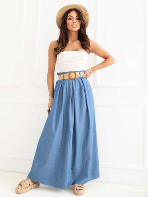 Spódnica MI-SD-A308911.05 niebieski