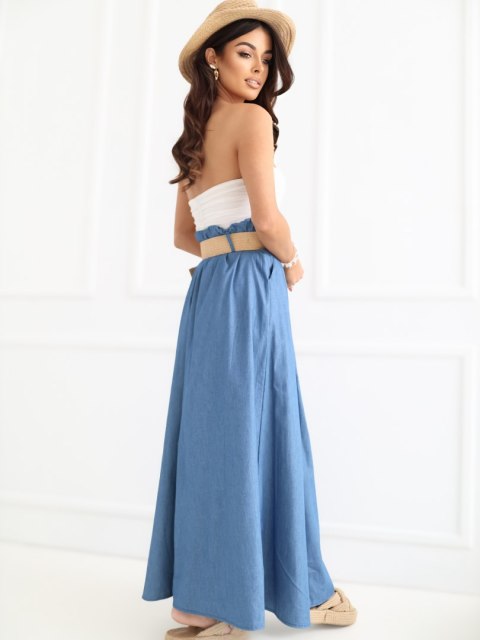 Spódnica MI-SD-A308911.05 niebieski