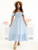 Sukienka IR-SK-2801.94 jasny niebieski