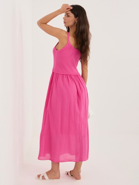 Sukienka MI-SK-22586.62 fuksjowy