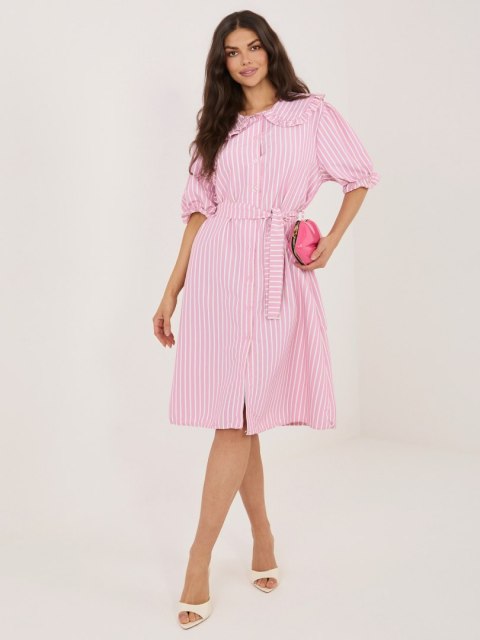 Sukienka MI-SK-32807.55 różowy