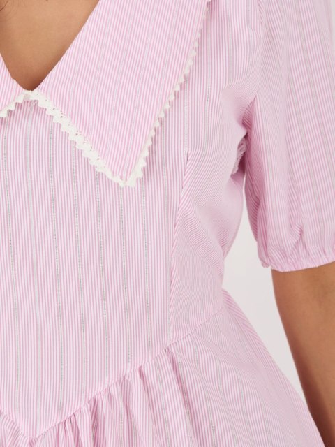 Sukienka MI-SK-3429.09 jasny różowy