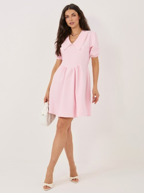 Sukienka MI-SK-3429-1.92 jasny różowy