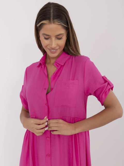 Sukienka MI-SK-A2275.09 fuksjowy