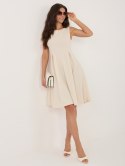Sukienka MI-SK-A5433.96 jasny beżowy