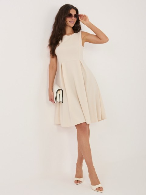 Sukienka MI-SK-A5433.96 jasny beżowy