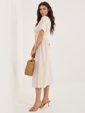 Sukienka MI-SK-A5449.92 jasny beżowy