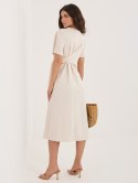 Sukienka MI-SK-A5449.92 jasny beżowy