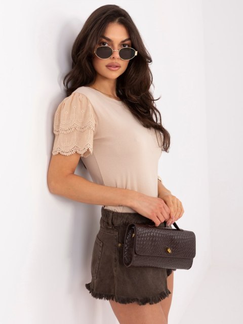 Bluzka IR-BZ-RR176.90 ciemny bezowy S/M