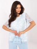 Bluzka LK-BZ-510247.94 jasny niebieski L/XL