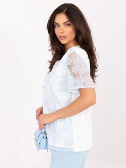 Bluzka LK-BZ-510247.94 jasny niebieski L/XL