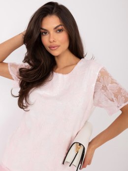 Bluzka LK-BZ-510247.94 jasny różowy M/L
