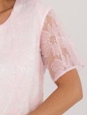 Bluzka LK-BZ-510247.94 jasny różowy M/L