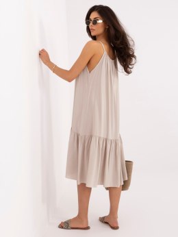 Sukienka IR-SK-6816.16P beżowy XL/XXL