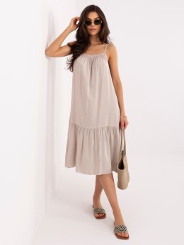 Sukienka IR-SK-6816.16P beżowy XL/XXL