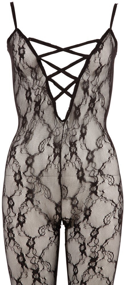 KOMBINEZON CATSUIT SCHWARZ
