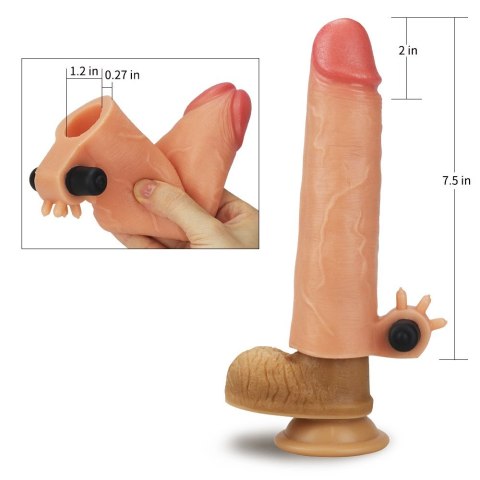 NAKŁADKA ADD 2 VIBRATING SILICONE EXTENDER