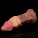 KOREK ANALNY 7.0'' DUAL LAYERED PLATINUM SILICONE PLUG
