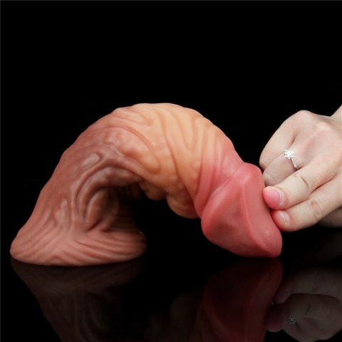 KOREK ANALNY 7.0'' DUAL LAYERED PLATINUM SILICONE PLUG