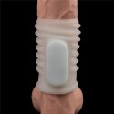 PIERŚCIEŃ NAKŁADKA VIBRATING SPIRAL KNIGHTS RING (WHITE)