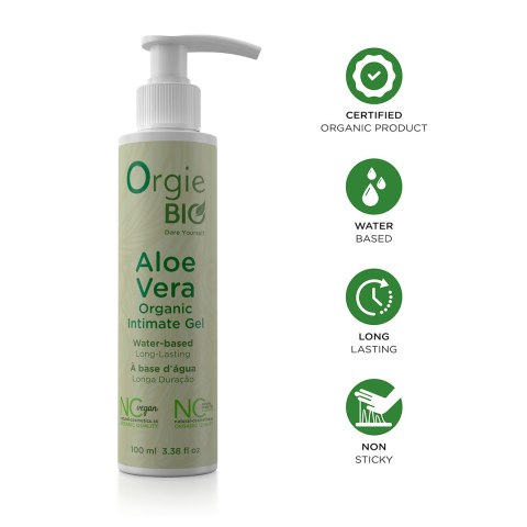 ŻEL INTYMNY ORGIE BIO ALOE VERA INTIMATE GEL 100ML PUMP