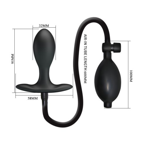 KOREK PRETTY LOVE INFLATABLE ANAL PLUG
