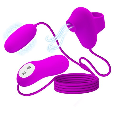 WIBRATOR PRETTY LOVE SUCTION & VIBROBULLETS